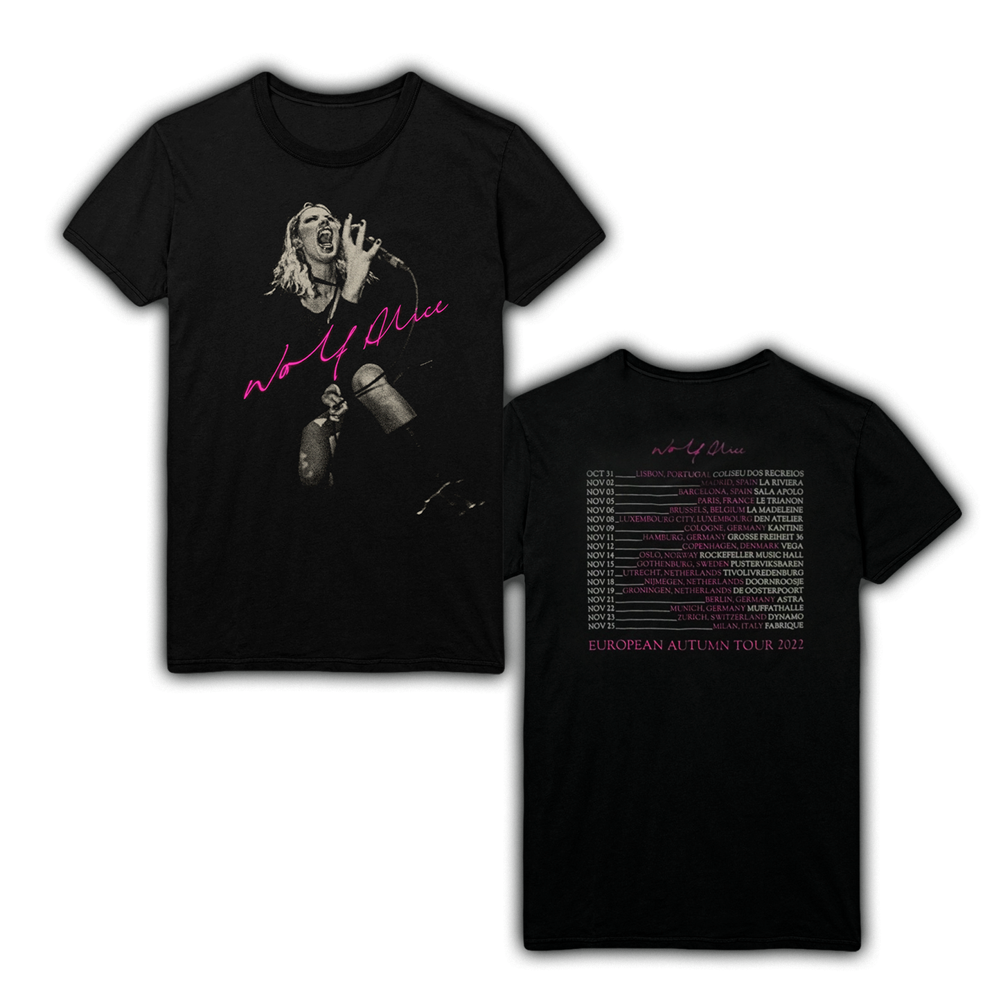 EUROPEAN AUTUMN TOUR 2022 - T-SHIRT