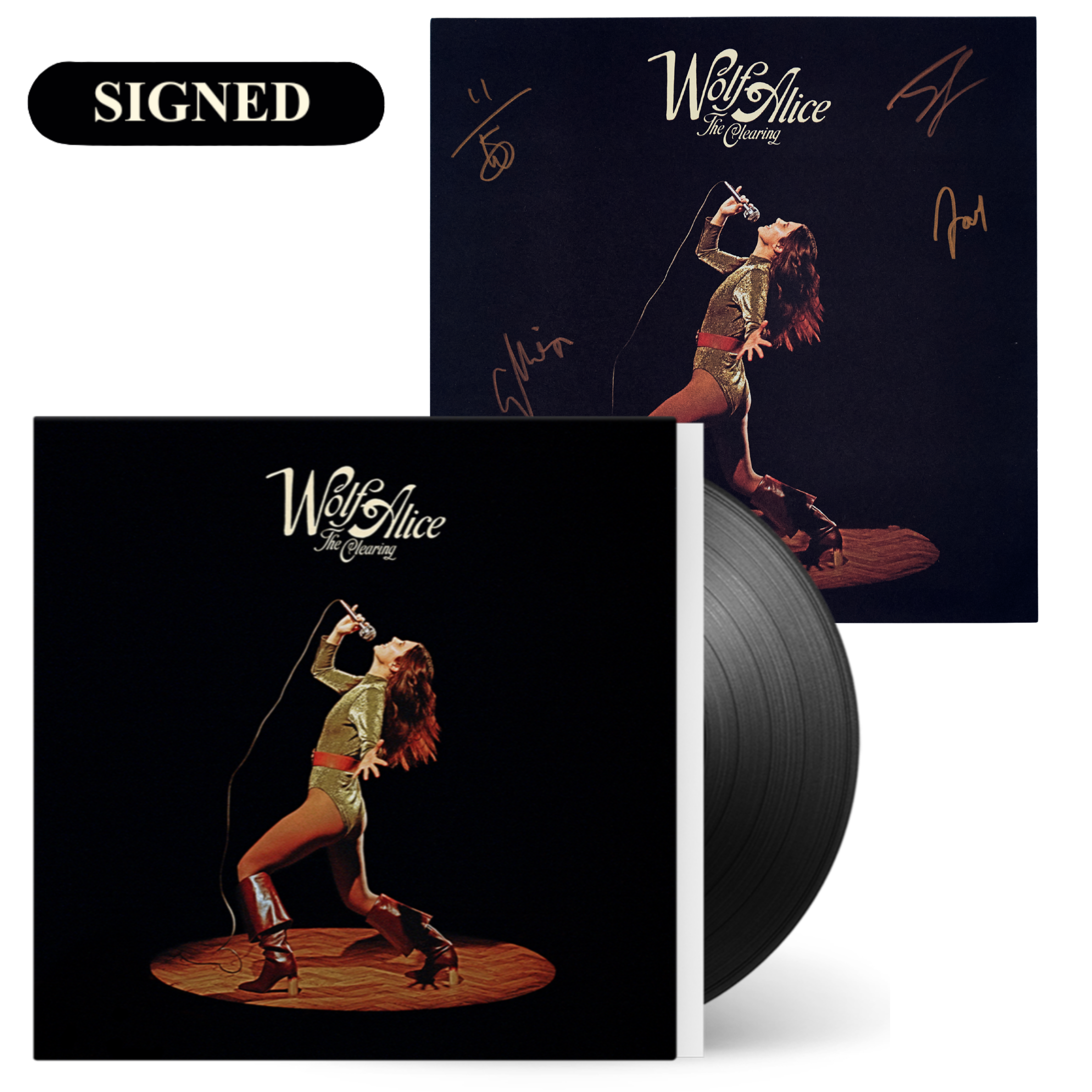 Wolf Alice『The Clearing』LP メンバー直筆サイン入り The Clearing Signed Black Vinyl | Wolf Alice Official Store