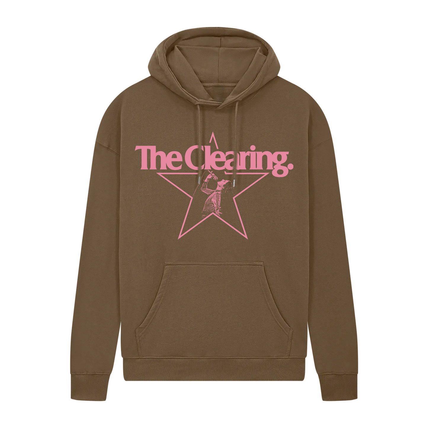 The Clearing Brown / Pink Hoodie