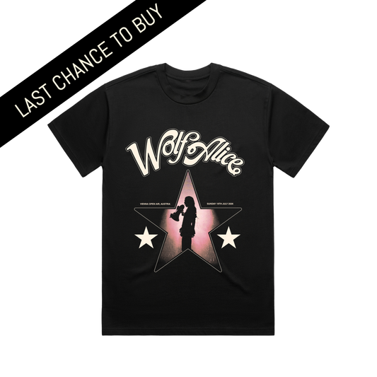 Wolf Alice Vienna Event T-Shirt Black
