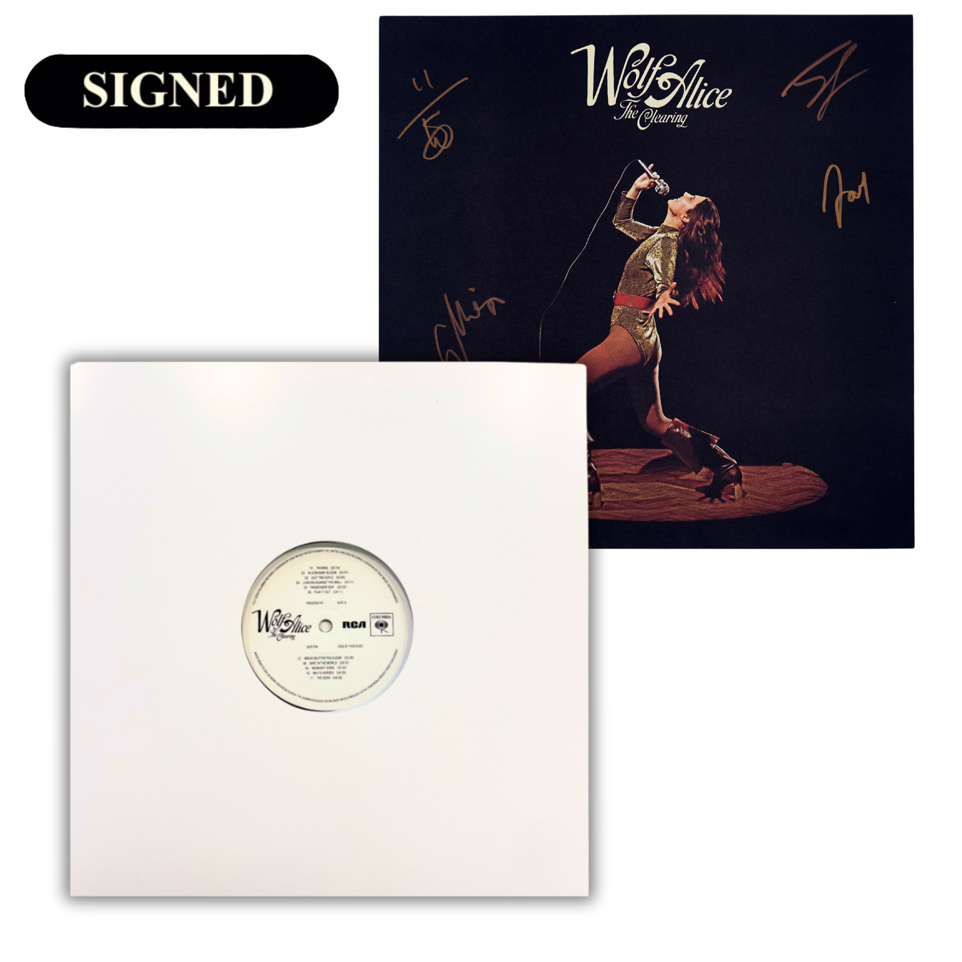 Wolf Alice『The Clearing』LP メンバー直筆サイン入り The Clearing Signed White Label | Wolf Alice Official Store