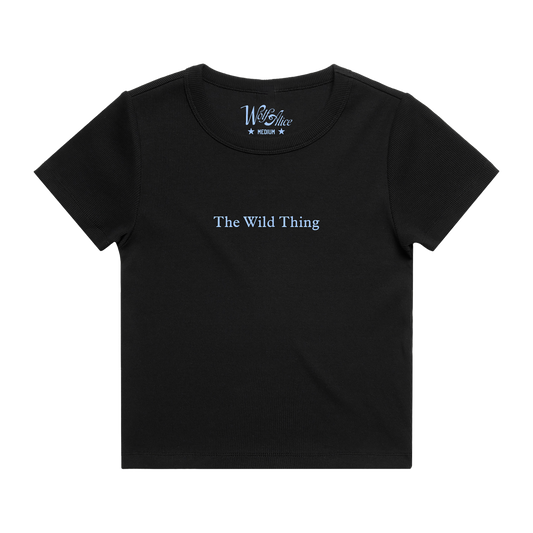 'The Wild Thing' Black Baby Tee