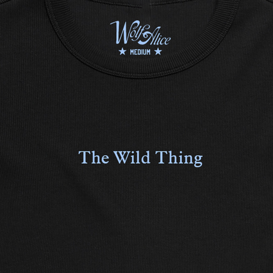'The Wild Thing' Black Baby Tee