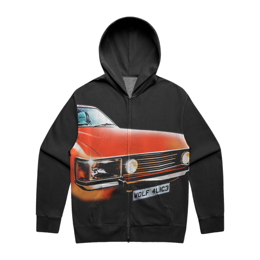 Car Zip Up Hoodie