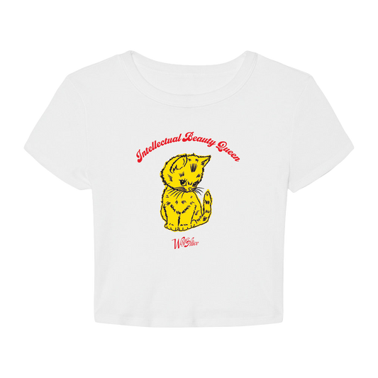 Intellectual Beauty Queen Cat Baby Tee