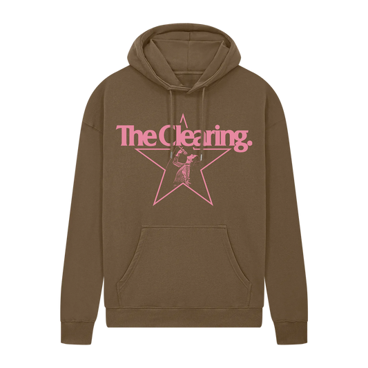 The Clearing Brown / Pink Hoodie