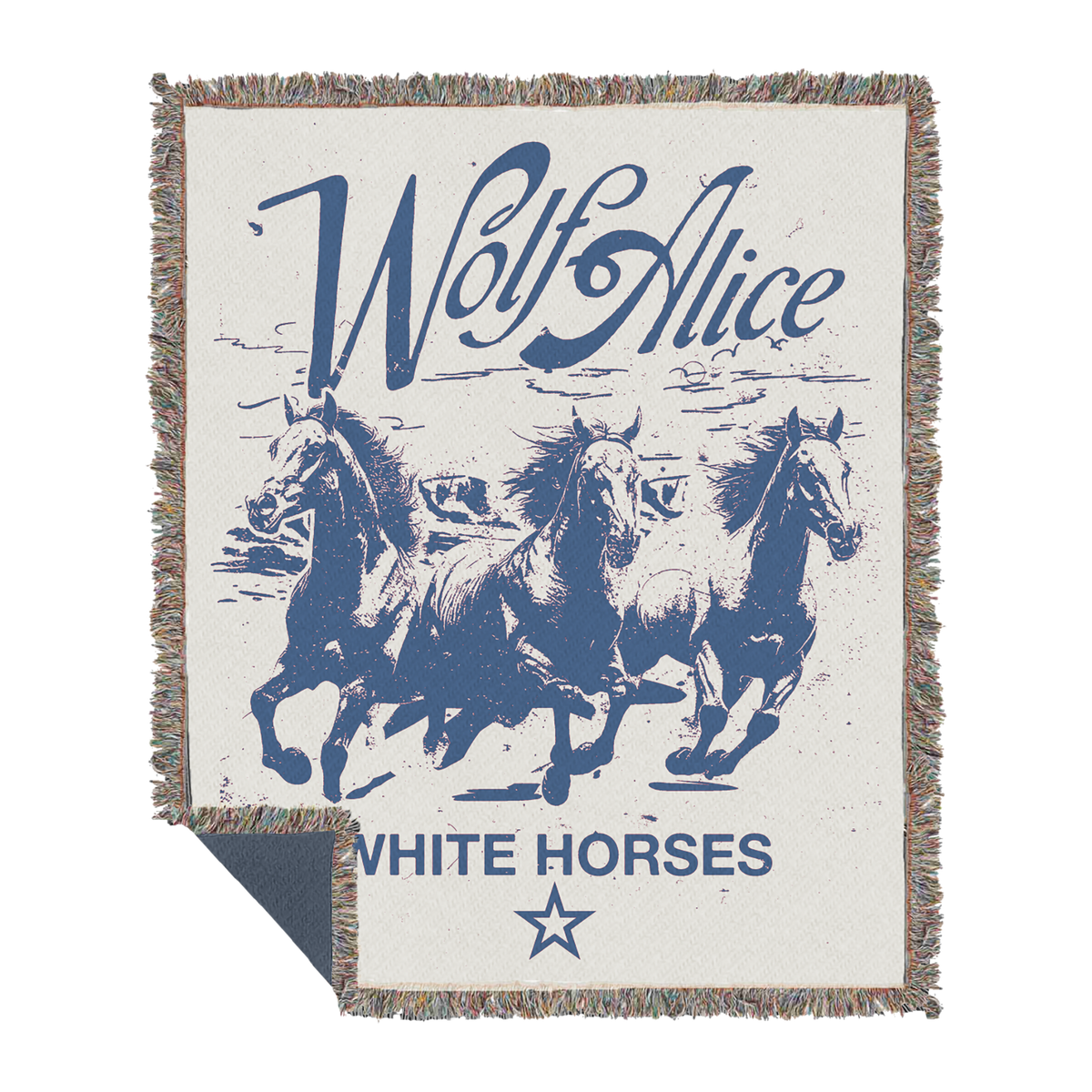 White Horses Blanket