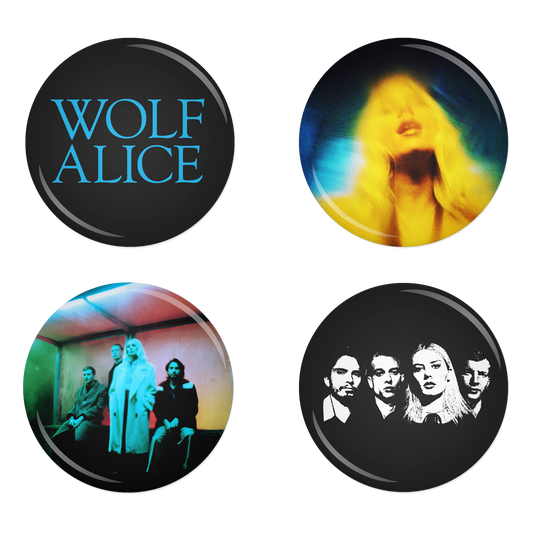 Wolf Alice 4 Badge Set
