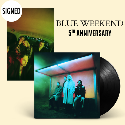Blue Weekend Vinyl + Signed Poster Bundle